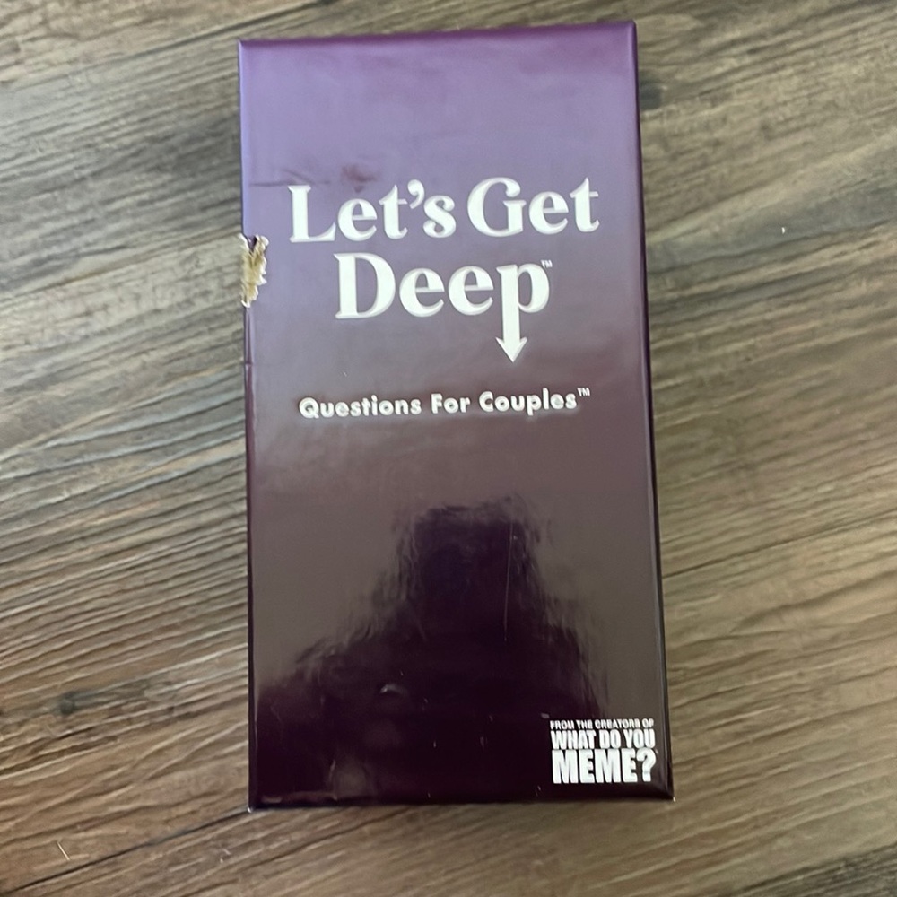 Let’s get deep card game